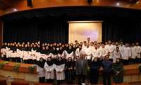 مراسم روپوش سفید دانشجویان ورودی مهر 1402 برگزار شد